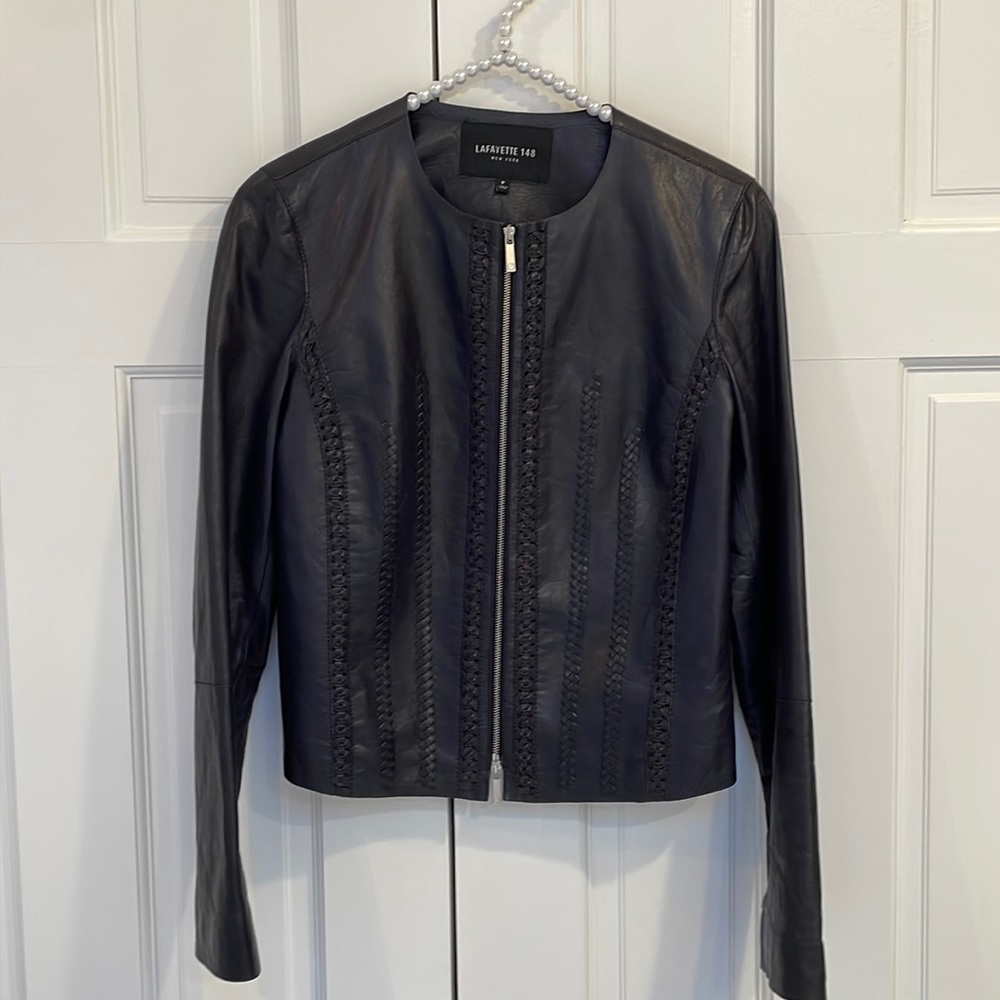 LAYFAYETTE 148 SHORT LEATHER JACKET